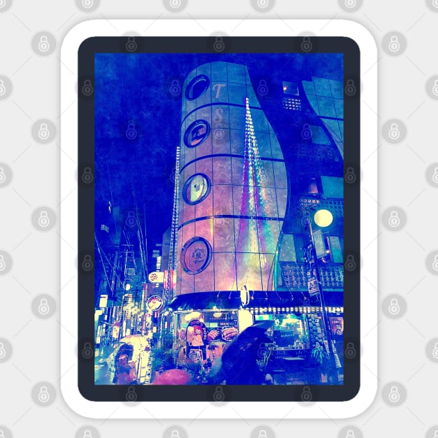 Osaka nights 1 Sticker by TrustySeaCreatures